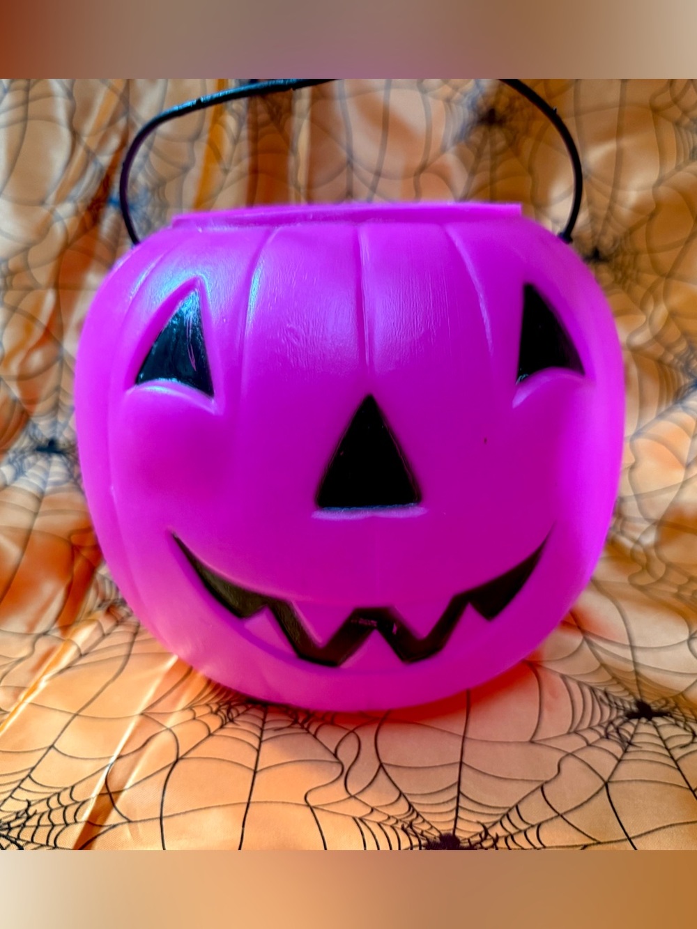 🔥Vintage Norfolk Halloween Pumpkin Blow Mold Pail Bucket Trick-or-treat